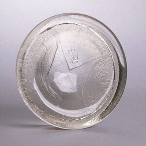 Rolex Prestige Crystal Ashtray 1970s